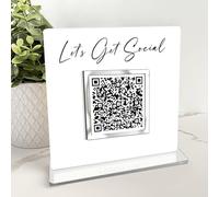 Pahdecor Panneau 3D personnalisé Mini Zelle QR Code Business Sign Cash App, Scan to Pay, CashApp Paypal, plaque pour petite entreprise