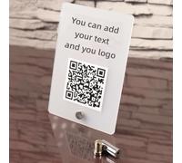 Pahdecor Panneau personnalisé personnalisé en acrylique avec code QR personnalisé Venmo Instagram Facebook Plaque Scan pour payer les signes sociaux Code de site Web de l'entreprise Beauté Coiffeurs