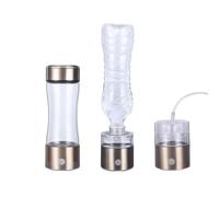 PAHION Bouteille D’Eau Hydrogéné Alcaline Portable, Générateur Ioniseur D’Eau Riche en Hydrogène avec Technologie SPE, Adaptateur Bouteille, Teneur Jusqu’à 1600 PPB, 330ML