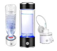 PAHION Bouteille D’Eau Hydrogéné Portable Générateur Ioniseur avec Technologie SPE & PEM 3 Minutes pour 1300-1600 PPB avec Kit D’Inhalation H2 Et Adaptateur 330ML