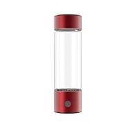 PAHION Bouteille d'eau Riche en Hydrogène Portable Générateur d'eau Ionisée À L'hydrogène avec Technologie PEM Prépare Jusqu'à 1 000 Ppb en 3 Minutes Récipient en Verre Borosilicaté 450 ML