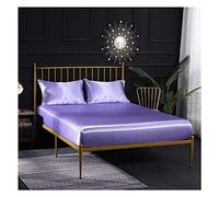 PAHION Drap Housse Drap-Housse satiné 100% Polyester Microfibre Housse De Matelas Toucher Doux et Soyeux qualité hôtel Cinq étoiles Bonnet de 35cm