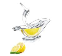 PAHION Presse-Citron Portable Presse-Chaux Manuel Acrylique Presse-Citron Transparent pour Presser Le Jus De Citron Extracteur À Main Max Extraction pour Orange Citron & Grenade (Size : 1pcs)