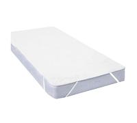 PAHION Protège Matelas Imperméable Housse Protection Lit Adulte Et Enfant avec 4 Coins Elastiques Alèse Pur Coton Serviette Éponge Couvre Matelas Drap Housse (Color : White, Size : 70x130)