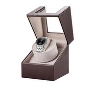 PAHION Remontoirs Automatiques Simples pour Montres Boîtier en Cuir PU Souple avec Moteur Ultra Silencieux pour Montres pour Hommes Et Femmes
