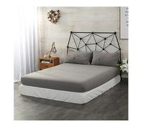 PAHION Waterproof Fitted Sheet Ultra Soft Breathable Dust Proof Mattress Protector 30-46cm Deep Pocket TPU Safe Bed Linen for Twin Full Queen King Single Double 1 Piece
