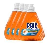 PAIC Excel 24h Ultra Dégraissant Liquide Vaisselle Mandarine 4 x 500 ml (= 2 L)