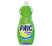 Paic, Liquide Vaisselle Citron Vert, Formule Super Dégraissante, 750 ml