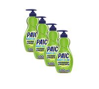 PAIC Liquide Vaisselle Easy Dose Super Dégraissant Citron Vert & Menthe - Lot de 4 x 500 ml