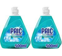 PAIC - Liquide Vaisselle Main - Acti Froid Eucalyptus - Élimine 100% des Graisses même à l'Eau Froide - Format 500ml (Lot de 2)