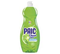 PAIC Liquide vaisselle main éclat citon vert - Dégraissant concentré - Bouteille 750 ml