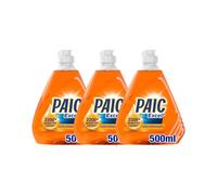 PAIC - Liquide Vaisselle main - Excel² Dégraissant - Formule Active à Froid - Ultra-Dégraissant - 3 x 500 ml