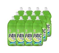 PAIC - Liquide Vaisselle Paic Citron Vert Super Dégraissant - Nettoie - Dégraisse - Élimine les mauvaises odeurs - Lot de 12 x 1500 ML