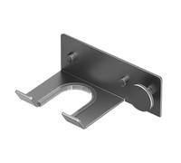 Paicreate Porte Sèche Cheveux Mural Support Seche Cheveux Compatible avec Dyson Porte Seche Cheveux sans Percage avec Rangement des Câbles Compatible avec la Plupart des Sèches-Cheveux