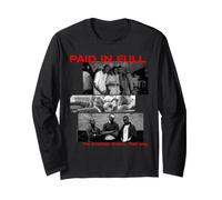 Paid in Full Black and White Stacked Photos Y2K Movie Manche Longue