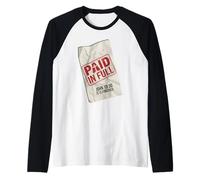 Paid in Full John 19:30 Christian - Timbre reçu Croix Manche Raglan