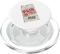 Paid in Full John 19:30 Christian - Timbre reçu Croix PopSockets PopGrip pour MagSafe