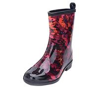 PAIDAXING Bottes de pluie pour femme - Imperméables et antidérapantes - Chaussures de pluie à enfiler - Chaussures de pluie en caoutchouc - Chaussures d'été et d'extérieur - Chaussures légères,