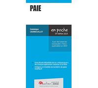 Paie: À jour de toutes les nouveautés « Paie » applicables en 2023 (2023)