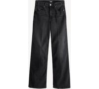 Paige Sasha Distressed Wide Leg Cotton Jeans