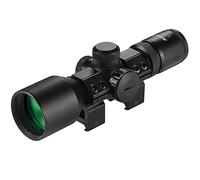 Paike 3-9x40 portée de Fusil compacte Optique de Fusil Tactique Rouge Vert réticule Mil-Dot illuminé pour la Chasse