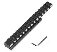 Paike Adaptateur de Conversion de Rail Picatinny de 11 mm à Queue d'aronde de 11 mm - Adaptateur de convertisseur de Montage de portée à Profil Bas de 155 mm/6.1 "