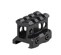 Paike Montage sur Colonne Montante 1 "de Hauteur Picatinny Montage sur colonnette Courte portée en Alliage d'aluminium Montage sur Base de Montage sur Rail Picatinny 20mm