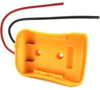 PAIKIUU Power Wheels Adaptateur de batterie Convertisseur de courant pour Dewalt 20 V Max/18 V/14,4 V Adaptateur de batterie Dock Prise d'alimentation pour bricoleur Robotique RC Voiture jouet