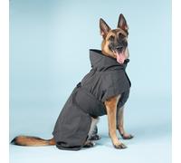Paikka Lumière Reflétant Pluie Manteau pour Chien 50 Noir Réglable Spécial