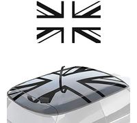 Paileco Bandes de gravure pour toit entier (Union Jack, noir mat) pour MIN Hardtop F56