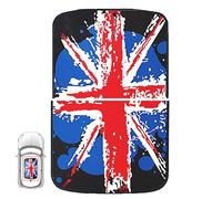 Paileco Lot de 2 autocollants en vinyle pour toit ouvrant automobile R55 R56 (1 jeu de 2 pièces, drapeau de cric encreur, vinyle)