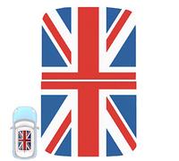 Paileco Lot de 2 autocollants en vinyle pour toit ouvrant automobile R55 R56 - Drapeau Union Jack