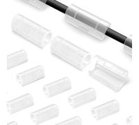 PaiLeWei Organiseur Câbles Adhésif - 20 pièces Cache Câbles Muraux, Attache Électrique, Fixation et Rangement de Fils Électriques - Clips Câbles Pratiques pour Bureau ou une Maison (20 Pcs)