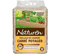 Naturen Paillage pour carré potager NATCHA3 UAB 30 L – Empêche la levée des mauvaises herbes – Beige