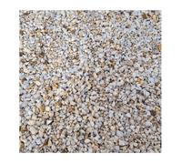 Paillage minéral Gravier marbre blanc 8-12mm, sac de 20 kg - F-PAI064