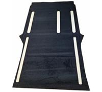 Paillasse autix noire pour l'arrière du Mercedes Vito Mixto W447 2 portes V 447, 4895 mm, 1 cm de large, 0,5 cm d'épaisseur