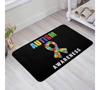 Paillasson 40X60Cm, Autisme Pièces De Puzzle Fractal Loisirs Activité De Loisir Tapi Entrée Durable Tapis De Bienvenue pour Cuisine Couloir Salle De Bain