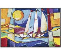 Paillasson 50x75 tissé motif fresque SALOME multicolore