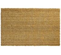 Paillasson 60x180 tissé en coco motif uni ECO COCO beige
