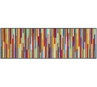 Paillasson 75x120 tissé motif géométrique MIKABO multicolore