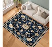 Paillasson 80x120 William Morris Tapis Entrée Intérieur Oiseaux Fleurs