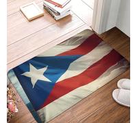 Paillasson absorbant antidérapant lavable pour entrée, porte d'entrée, papier peint portoricain, paillasson extérieur et intérieur, paillasson pour chambre à coucher, cuisine, porche, 40 x 60 cm