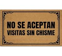 Paillasson amusant No Se Aceptan Visitas Sin Chisme Paillasson amusant 45,7 x 76,2 cm