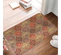 Paillasson antidérapant à Motif français Antique Aubusson Tapis de Sol pour Cuisine entrée Salle de Bain Salon