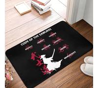 Paillasson antidérapant Bushido Code of The Samurai Japan Tapis de Sol pour Cuisine entrée Salle de Bain Salon