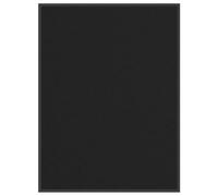 Paillasson antidérapant en polypropylène avec dos en PVC, résistant aux intempéries et lavable, idéal comme paillasson pour intérieur et extérieur, couloir, balcon, terrasse - 80 x 120 cm - Noir
