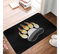 Paillasson antidérapant pour Homme Motif Patte d'ours Gay Drapeau LGBT pour entrée de Cuisine Balcon