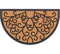 Paillasson Astra COCO DELUXE LIGHT Naturel 45 x 75 cm - demi-rond