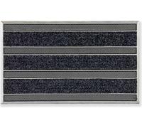 Paillasson Astra pour l'intérieur et l'extérieur RUBBER PIN noir 45 x 75 cm