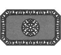 Paillasson Astra pour l'intérieur & l'extérieur COCO TWIN Gris 45 x 75 cm
